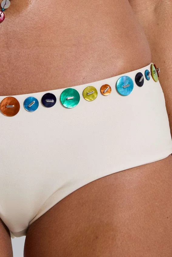 Pantalones cortos «Mavie» con botones