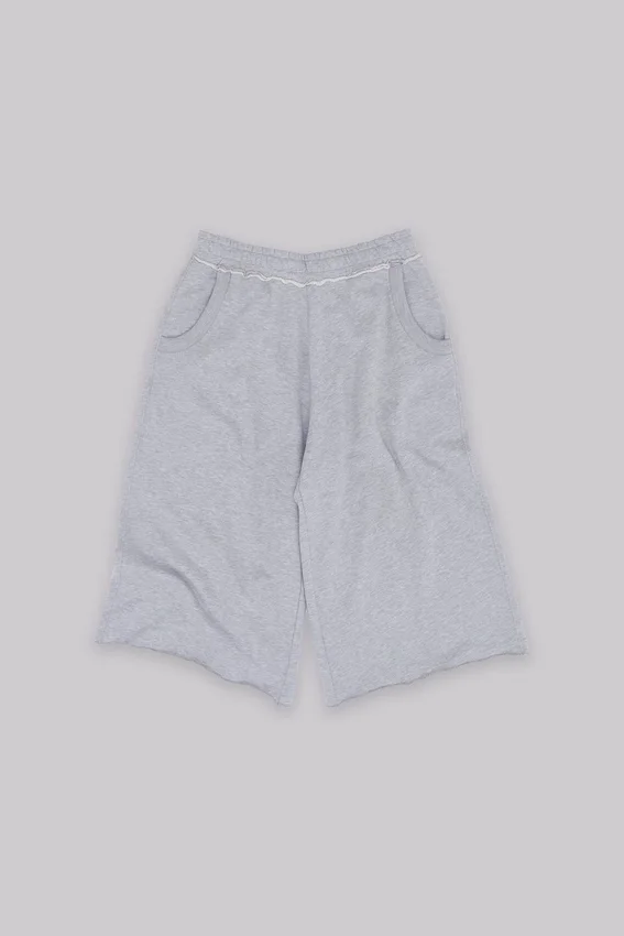 Pantalones cortos Monster de 3/4 en gris jaspeado