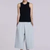 Pantalones cortos Monster de 3/4 en gris jaspeado