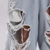 Pantalones cortos «Monster» grises desgastados