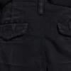 Pantalones cortos tipo cargo «Beach» desgastados negros