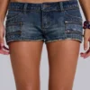 Pantalones cortos vaqueros «Ardor» en lavado azul