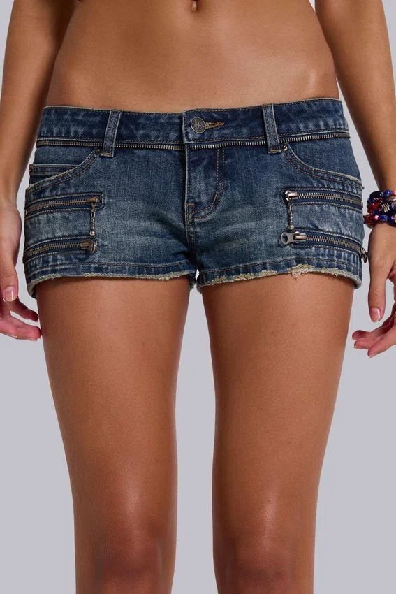 Pantalones cortos vaqueros «Ardor» en lavado azul