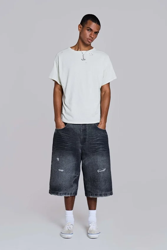 Pantalones cortos vaqueros Cinch Colossus negros