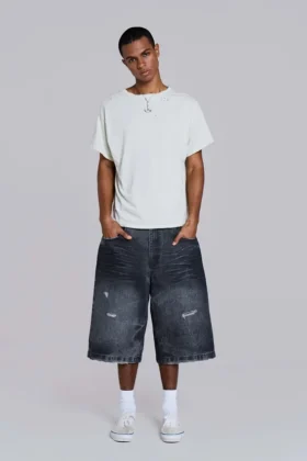 Pantalones cortos vaqueros Cinch Colossus negros