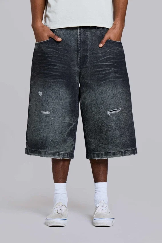 Pantalones cortos vaqueros Cinch Colossus negros