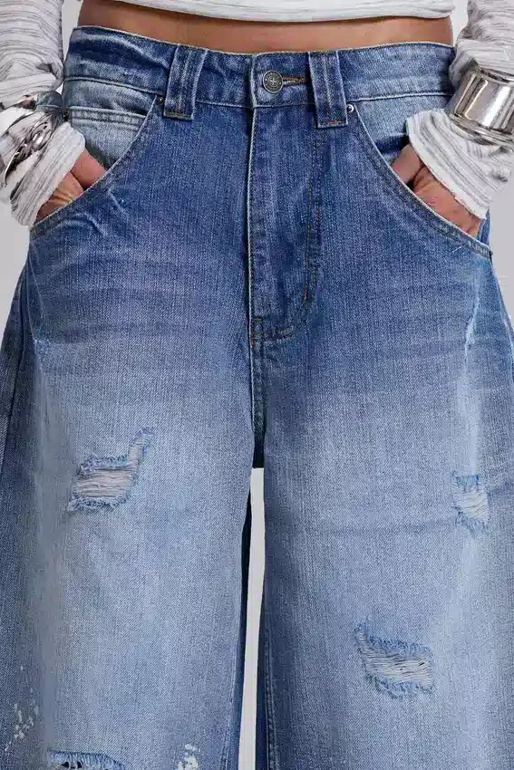 Pantalones cortos vaqueros «Colossus» decolorados