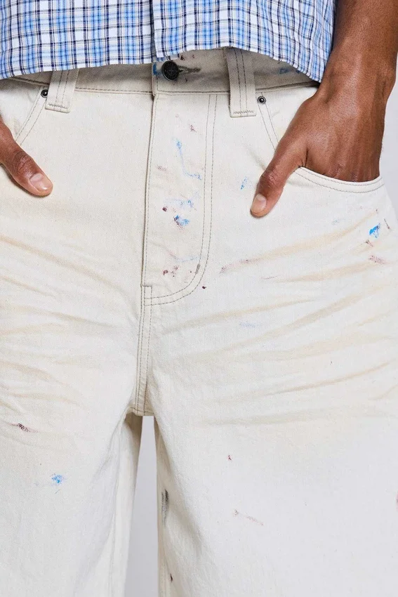 Pantalones cortos vaqueros «Colossus» en color crudo