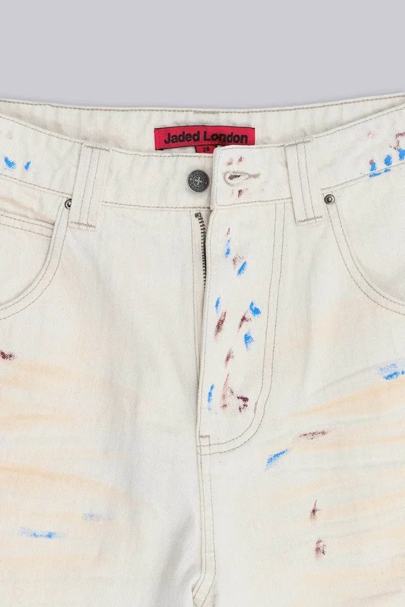Pantalones cortos vaqueros «Colossus» en color crudo