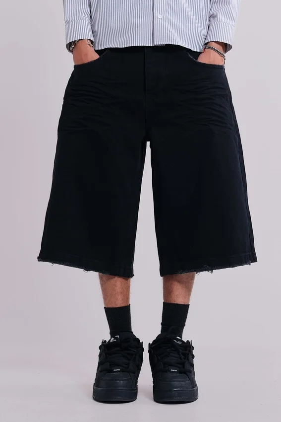 Pantalones cortos vaqueros Colossus en negro arena