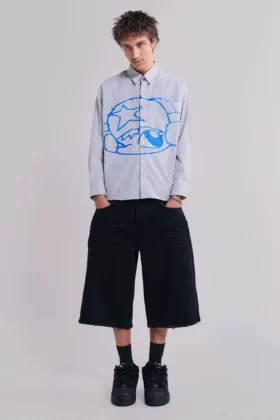 Pantalones cortos vaqueros Colossus en negro arena