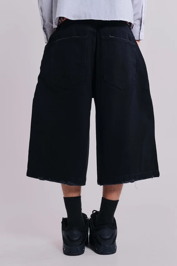 Pantalones cortos vaqueros Colossus en negro arena