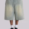 Pantalones cortos vaqueros «Jumbo Jorts» de lavado claro