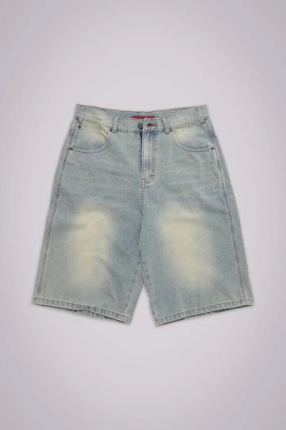 Pantalones cortos vaqueros «Jumbo Jorts» de lavado claro