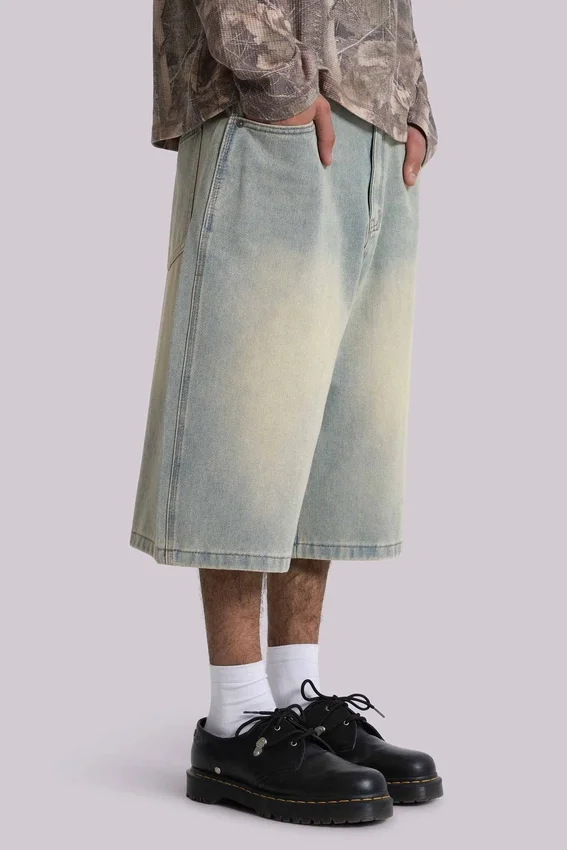 Pantalones cortos vaqueros «Jumbo Jorts» de lavado claro