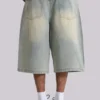 Pantalones cortos vaqueros «Jumbo Jorts» de lavado claro