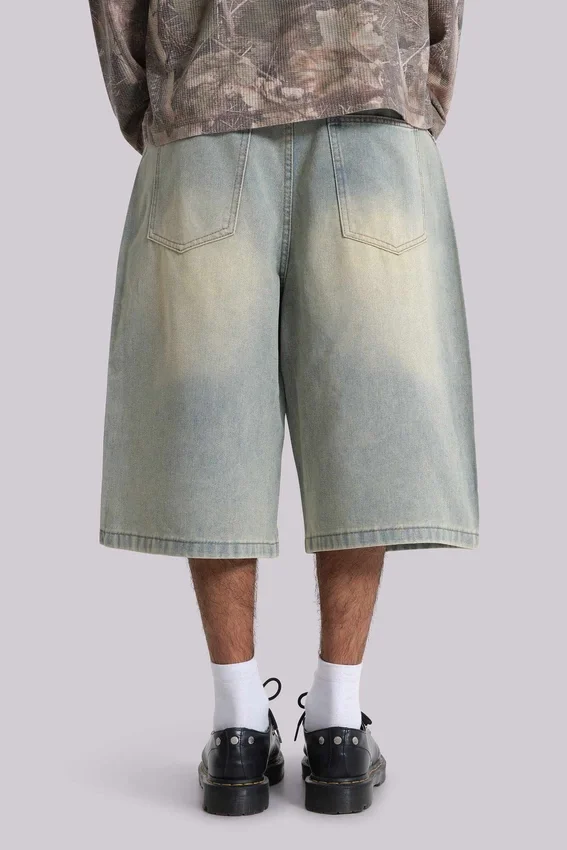 Pantalones cortos vaqueros «Jumbo Jorts» de lavado claro