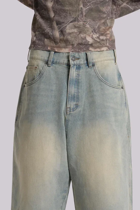 Pantalones cortos vaqueros «Jumbo Jorts» de lavado claro