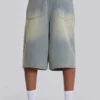 Pantalones cortos vaqueros «Jumbo Jorts» de lavado claro