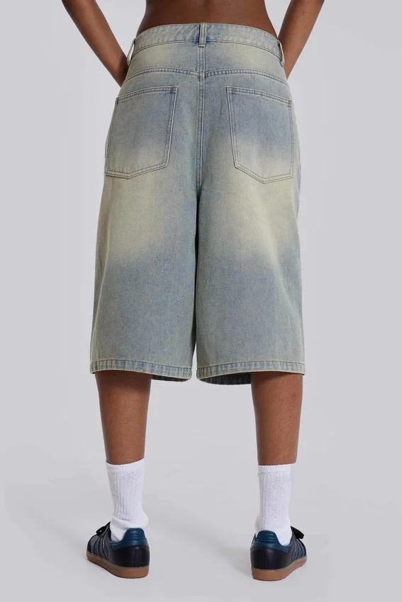 Pantalones cortos vaqueros «Jumbo Jorts» de lavado claro