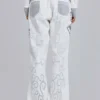 Pantalones de chándal con estampado «Rock Revival» y tachuelas