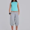 Pantalones de chándal cortos «Monster Joggers» en gris jaspeado