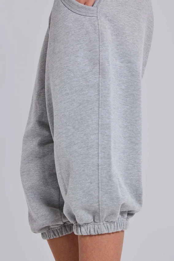 Pantalones de chándal cortos «Monster Joggers» en gris jaspeado
