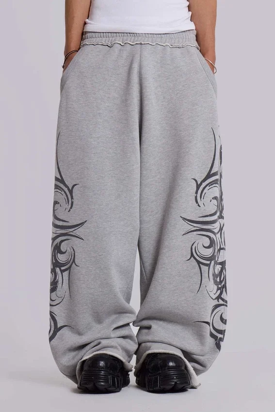 Pantalones de chándal holgados «Blade» en gris