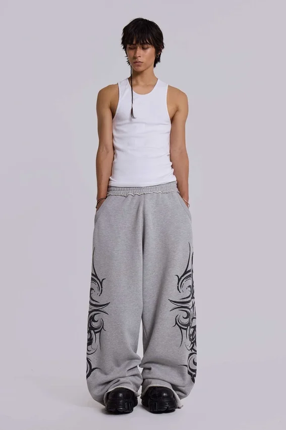 Pantalones de chándal holgados «Blade» en gris