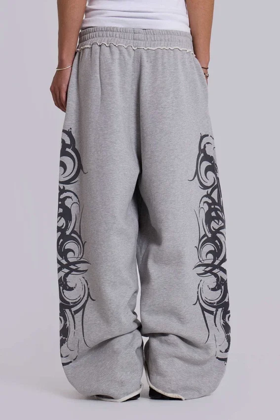 Pantalones de chándal holgados «Blade» en gris