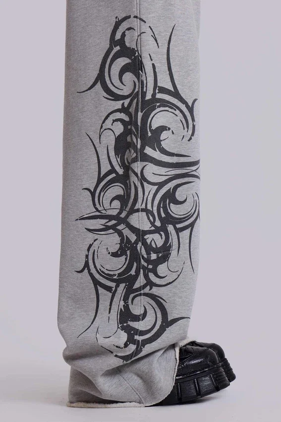 Pantalones de chándal holgados «Blade» en gris