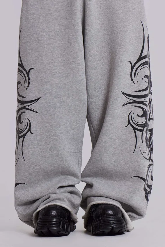 Pantalones de chándal holgados «Blade» en gris