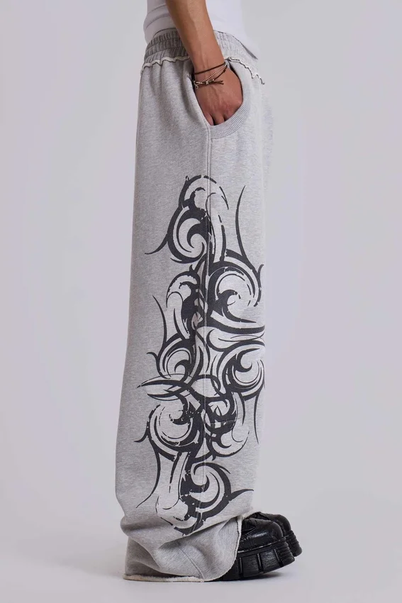 Pantalones de chándal holgados «Blade» en gris