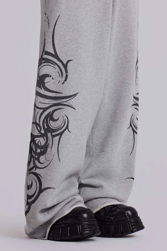 Pantalones de chándal holgados «Blade» en gris