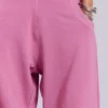 Pantalones de chándal holgados con puños «Monster» en rosa