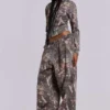 Pantalones de chándal holgados «Monster Joggers» con estampado de camuflaje «Woodland»