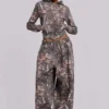 Pantalones de chándal holgados «Monster Joggers» con estampado de camuflaje «Woodland»
