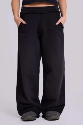 Pantalones de chándal holgados «Monster Joggers» en negro para tallas pequeñas