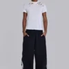 Pantalones de chándal holgados «Monster Joggers» negros con estampado gótico