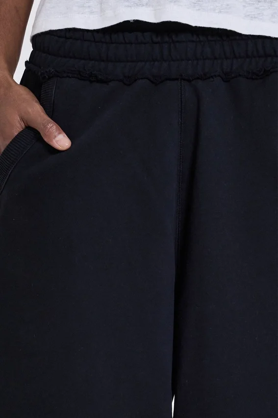 Pantalones de chándal holgados «Monster Joggers» negros con estampado gótico
