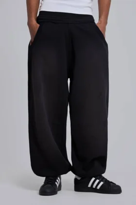 Pantalones de chándal holgados «Monster Joggers» negros con puños