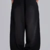 Pantalones de chándal holgados «Monster Joggers» negros con puños