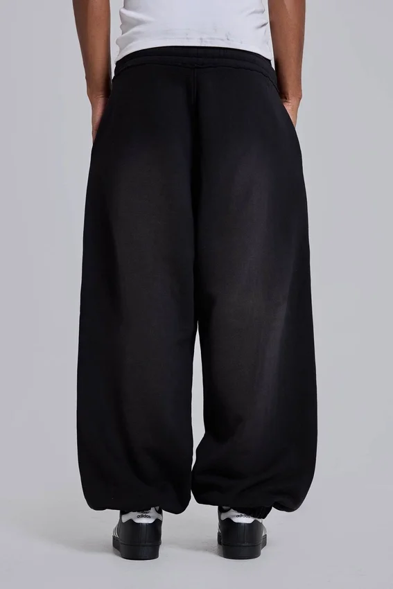 Pantalones de chándal holgados «Monster Joggers» negros con puños