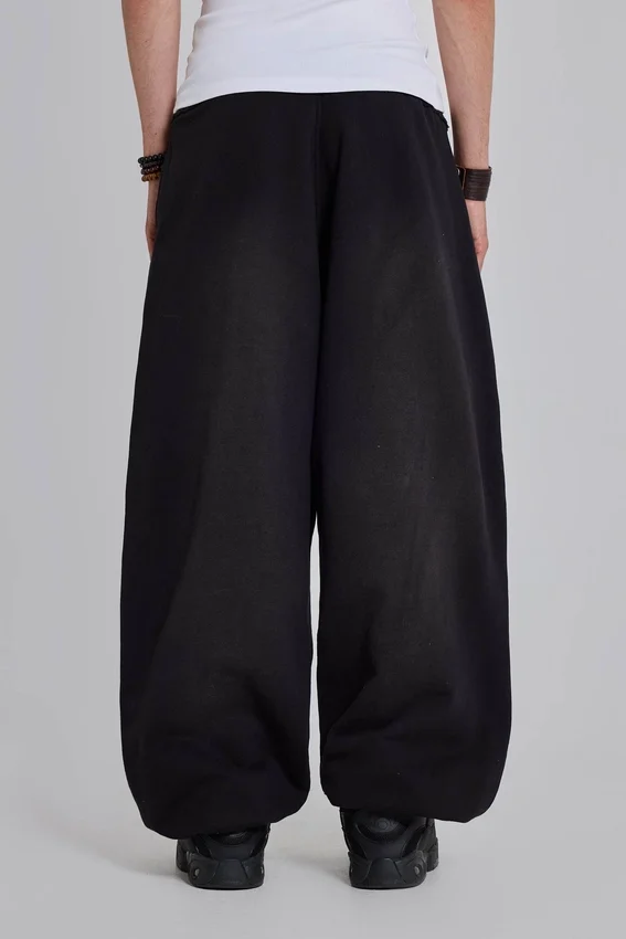 Pantalones de chándal holgados «Monster Joggers» negros con puños