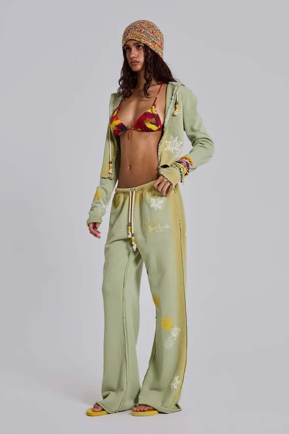 Pantalones de chándal holgados y acampanados Cleo Sunfade