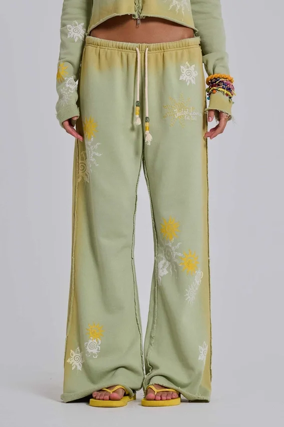 Pantalones de chándal holgados y acampanados Cleo Sunfade