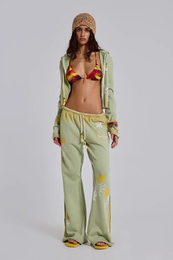 Pantalones de chándal holgados y acampanados Cleo Sunfade