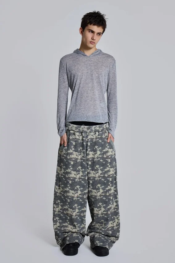 Pantalones de chándal «Monster Joggers» de tejido waffle con estampado «Digi Camo»