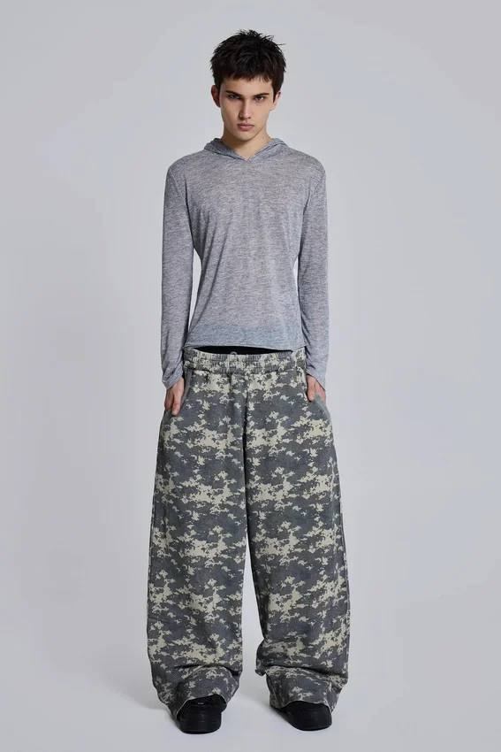 Pantalones de chándal «Monster Joggers» de tejido waffle con estampado «Digi Camo»