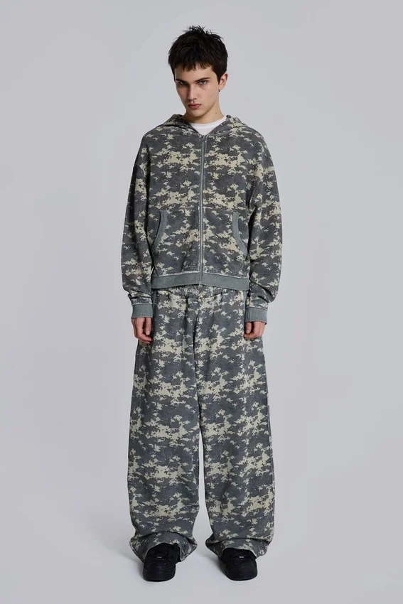 Pantalones de chándal «Monster Joggers» de tejido waffle con estampado «Digi Camo»